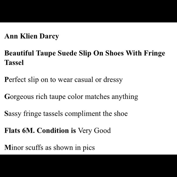 Anne Klein Suede Tassel Darcy Slip On Loafer - Picture 6 of 6